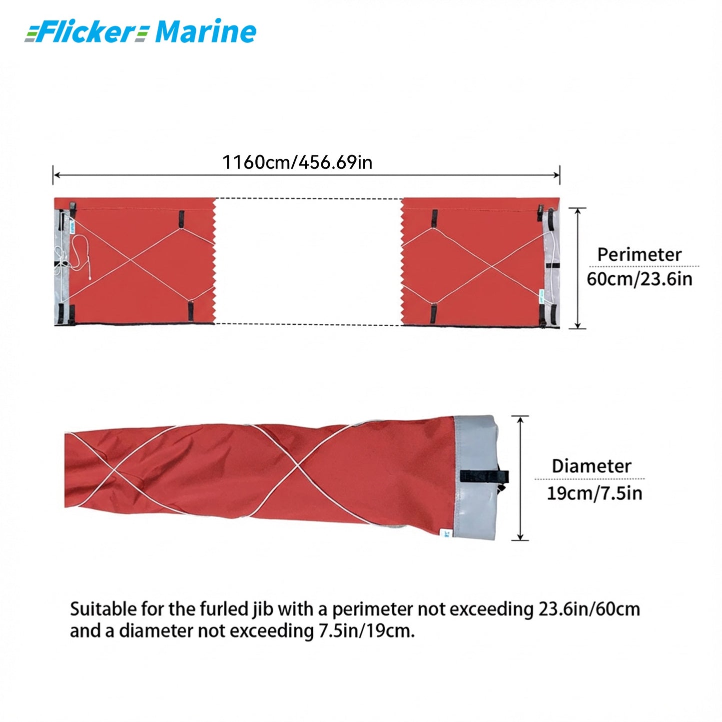 Colorful Jib Sail Cover