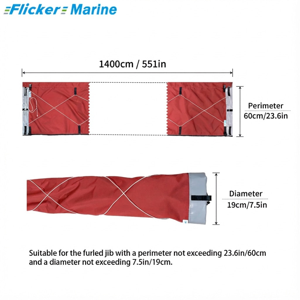 Colorful Jib Sail Cover