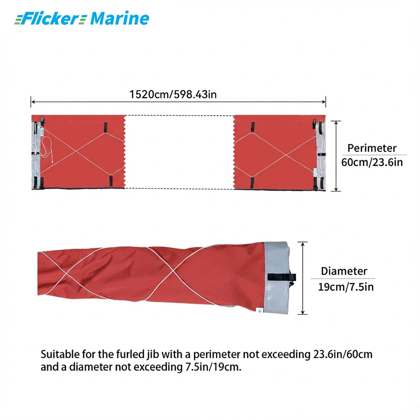 Colorful Jib Sail Cover