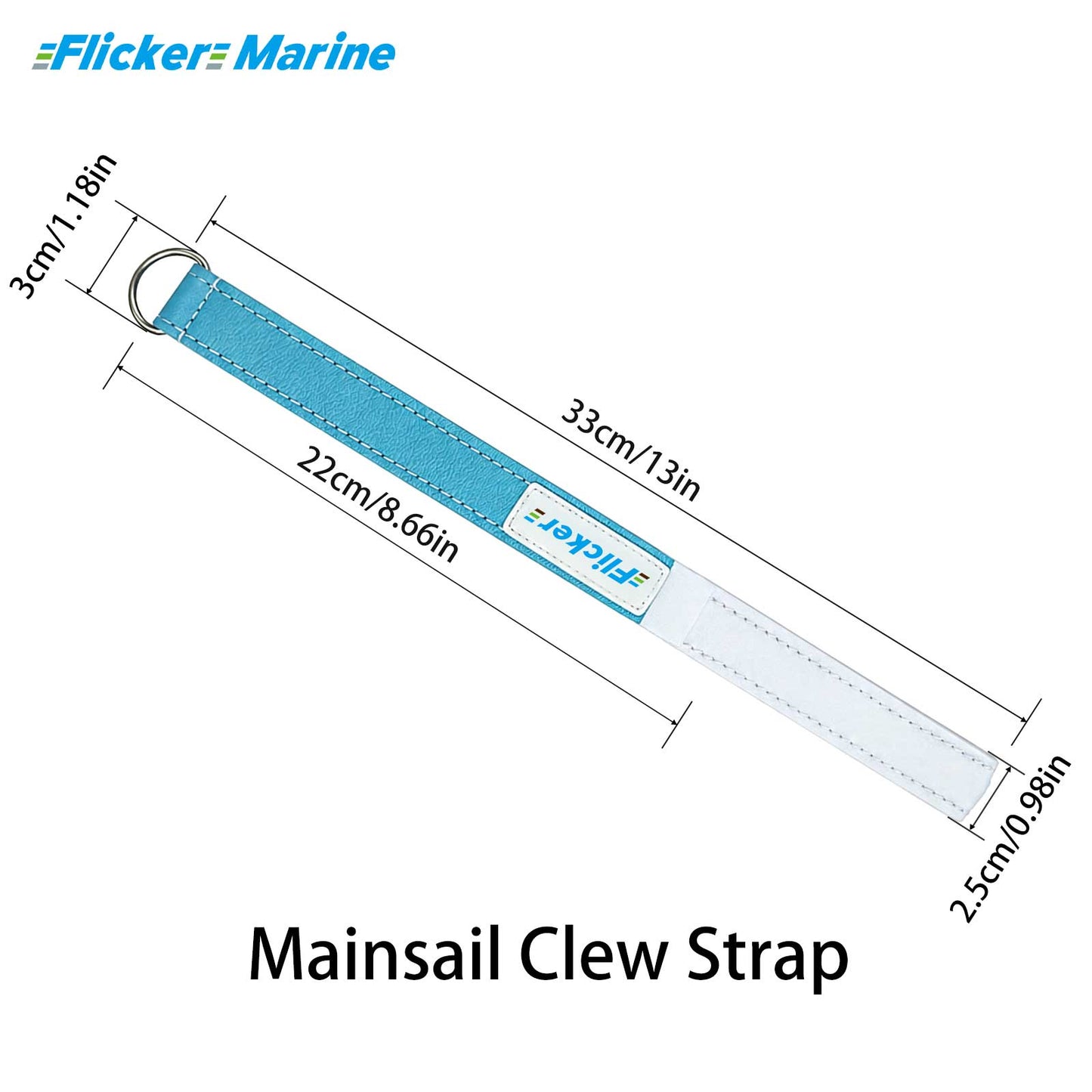 Sailboat Mainsail Tie-Down Strap