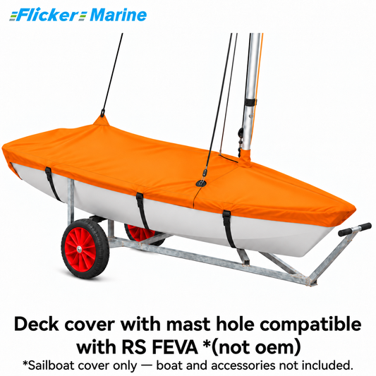 Funda de transporte para velero Flicker Marine RS Feva, protector de casco resistente a la intemperie