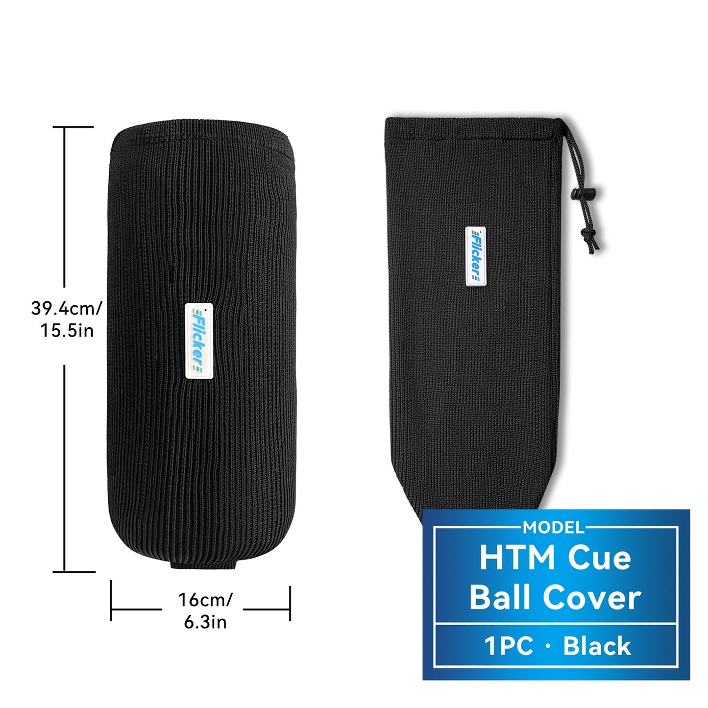 HTM Boat Fender Cover, Acrylic Marine Fender Sleeve, 3 Sizes, 1/2/4 Pack