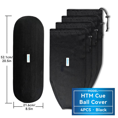 HTM Boat Fender Cover, Acrylic Marine Fender Sleeve, 3 Sizes, 1/2/4 Pack