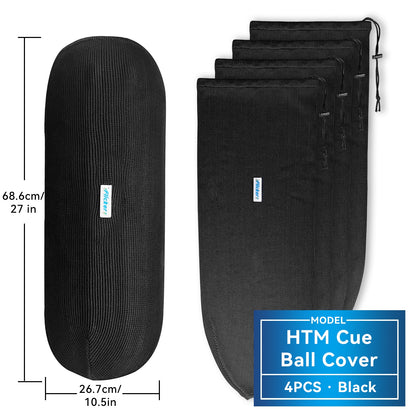 HTM Boat Fender Cover, Acrylic Marine Fender Sleeve, 3 Sizes, 1/2/4 Pack